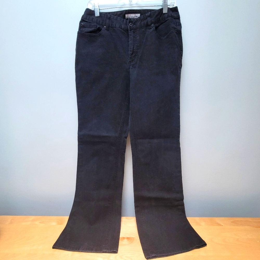 CHICOS | Platinum, Charm MR Jean, Black, Sz. 1.5